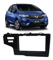 Moldura 2 Din Honda Fit 2015, 2016, 2017, 2018, 2019 - Black Piano Moldura 2 Din Honda Fit 2015, 2016, 2017, 2018, 2019 - Black Piano