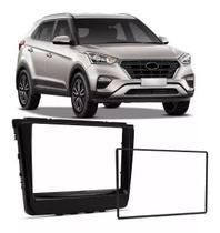 Moldura 2 Din Hyundai Creta 2017, 2018, 2019 - Black Piano Moldura 2 Din Hyundai Creta 2017, 2018, 2019 - Black Piano