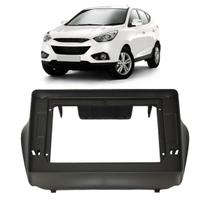 Moldura 2 Din Hyundai IX35 10" Polegadas 2010 em Diante - Preto