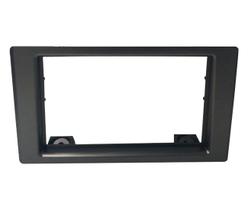 Moldura 2 din iveco (2009/2017) preto - chinês e japonês Moldura 2 din iveco (2009/2017) preto - chinês e japonês