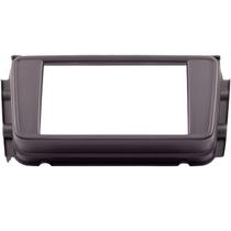 Moldura 2 Din Kicks 2016 à 2021 Preto Fosco Painel Central Multimidia 6.2 e 7 Polegadas Mp5 Som