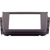 Moldura 2 Din Kicks 2016 à 2021 Preto Fosco Painel Central Multimidia 6.2 e 7 Polegadas Mp5 Som