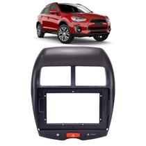 Moldura 2 Din Mitsubishi ASX 10" Polegadas 2010 até 2018 - Preto