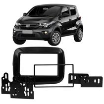 Moldura 2 Din Mobi 2016 à 2025 Black Piano Painel Central Multimidia 6.2 e 7 Polegadas Som Mp5