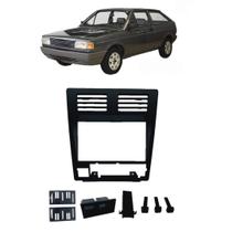 Moldura 2 din mp5 chines e japones vw quadrado gol,voyage e parati cl 88/96,saveiro cl 90/97 - preta - Fiamon