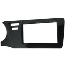 Moldura 2 Din New City 2 Furos 2015 à 2017 Black Piano Painel Central Multimidia Mp5 Som Expex 328