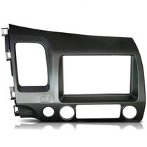 Moldura 2 Din New Civic 2006 à 2011 Grafite Painel Central Multimidia 6.2 e 7 Polegadas Mp5 Som Moldura 2 Din New Civic 2006 à 2011 Grafite Painel Central Multimidia 6.2 e 7 Polegadas Mp5 Som