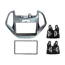 Moldura 2 Din Novo Ford KA/KA+ Cinza Original Fiamon Moldura 2 Din Novo Ford KA/KA+ Cinza Original Fiamon