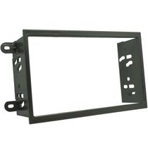 Moldura 2 Din Onix 2013 à 2018 Cinza Painel Central Multimidia 6.2 e 7 Polegadas Mp5 Som