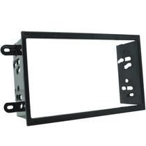 Moldura 2 Din Onix 2013 à 2018 Preta Painel Central Multimidia 6.2 e 7 Polegadas Mp5 Som