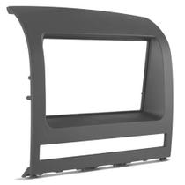 Moldura 2 Din Palio 2004 à 2011 Strada Siena Idea Cinza Kiron Painel Multimidia 6.2 e 7 Polegada Mp5