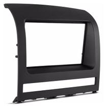 Moldura 2 Din Palio 2004 à 2011 Strada Siena Idea Preta Painel Central Multimidia Mp5 Expex Epx 074