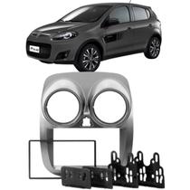 Moldura 2 Din Palio Novo 2012 à 2016 Cinza Painel Central Multimidia 6.2 e 7 Polegadas Som Moldura 2 Din Palio Novo 2012 à 2016 Cinza Painel Central Multimidia 6.2 e 7 Polegadas Som