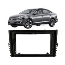 Moldura 2 Din Polo 2018 2019 A 2022 9 Polegadas Black Piano