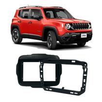 Moldura 2 din Preta Jeep Renegade 2015 a 2020 9 Polegadas EPX9JP004