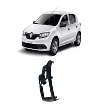 Moldura 2 din Preta Renault Sandero c/ Duto de Ar Redondo 2017 a 2020 9 Polegadas EPX9RN001