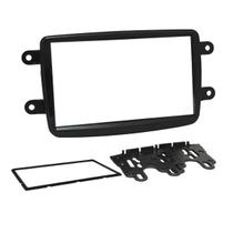 Moldura 2 Din Renault Kwid, Captur, Duster, Sandero, Logan - Black Piano Moldura 2 Din Renault Kwid, Captur, Duster, Sandero, Logan - Black Piano