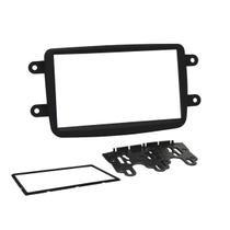 Moldura 2 Din Renault Kwid, Captur, Duster, Sandero, Logan - Preta