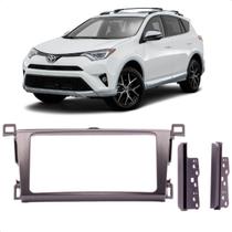 Moldura 2 Din Toyota Rav4 2013/2015/2016/2017 Grafite CH/JP Expex - EPX109 Moldura 2 Din Toyota Rav4 2013/2015/2016/2017 Grafite CH/JP Expex - EPX109