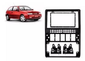 Moldura 2 Din Volks Gol, Parati, Saveiro, Bola G2 - Preta