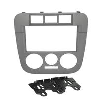Moldura 2 Din Volks Gol, Parati, Saveiro, G4 - Prata