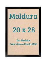 Moldura 20x28 Com Vidro Quadro Para Foto Arte Impressão Moldura 20x28 Com Vidro Quadro Para Foto Arte Impressão