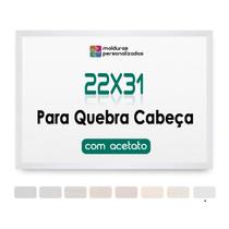 Moldura 22x31 para Quebra Cabeça Nano Game Office com Petg