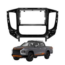 Moldura 2din 9" pol na cor Black Piano L200/Triton 2016 a 2021 c/ Ar Automático Expex - EPX9MT005 Moldura 2din 9" pol na cor Black Piano L200/Triton 2016 a 2021 c/ Ar Automático Expex - EPX9MT005