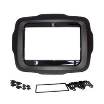 Moldura 2din Fiamon Jeep Renegade PCD 2015 a 2018 C/ Mold Auxiliar Black Piano Moldura 2din Fiamon Jeep Renegade PCD 2015 a 2018 C/ Mold Auxiliar Black Piano