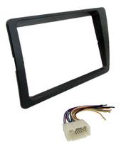 Moldura 2din Honda Civic 2001 2002 2004 205 2006 Com Chicote