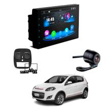 Moldura 2Din Multimídia CarPlay Android Auto 7" Câmera Ré Palio Sport 2012 2013 2014 2015 2016 2017 2018 2019 2020 2021