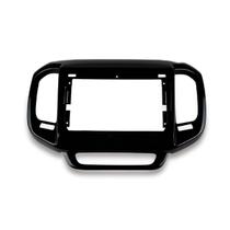 Moldura 2din Multimídia Fiat Toro Universal Jr8 Black Piano S/ Cambus C/ Conectores