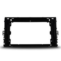 Moldura 2din Multimídia Vw T-Cross Universal Jr8 Preta C/ Cambus E Conectores