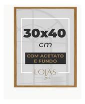 Moldura 30x40cm Com Acetato Certificado Diploma Fotografia