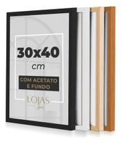 Moldura 30x40cm Com Acetato Certificado Diploma Fotografia