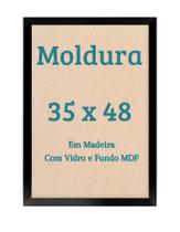Moldura 35x48 Quebra Cabeça Game Office 500 Peças 48x35 Vidro