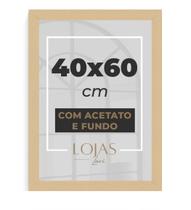 Moldura 40x60cm Com Acetato Certificado Diploma Fotografia - Preto Moldura 40x60cm Com Acetato Certificado Diploma Fotografia - Preto