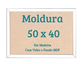Moldura 50x40 Decorativa Para Foto Poster Quadro Com Vidro Moldura 50x40 Decorativa Para Foto Poster Quadro Com Vidro