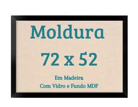 Moldura 52x72 Quebra Cabeça 1000 Peças com Vidro 72x52 Moldura 52x72 Quebra Cabeça 1000 Peças com Vidro 72x52