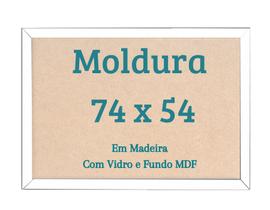 Moldura 54x74 Para Quebra Cabeça 1000 Pçs 74x54 Imagem Poster Com Vidro
