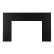Moldura 5cm Guarnição Em Pvc Porta Janela Preto Liso 6m