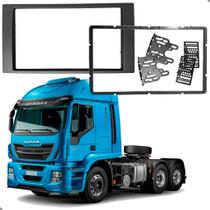 Moldura 6.8 e 7" Polegadas Multimídia MP5 Fiamon para Caminhão IVECO Hi Way - Preto