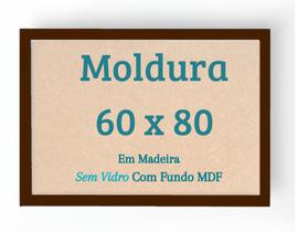Moldura 60x80 Sem Vidro Com Fundo MDF Ou 80x60 Ṕoster Ilustração Arte Foto