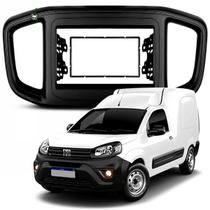 Moldura 7 Pol 2 Din Fiorino 2022 2023 2024 2025 Preto Fosco