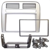 Moldura 7 Polegadas 2 Din Punto 2008 2009 2010 2011 2012 Prata com Duto de Ar JP/CH Expex - EPX 388