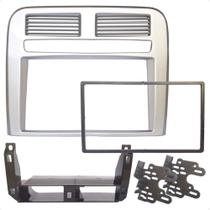 Moldura 7 Polegadas 2 Din Punto 2008 2009 2010 2011 2012 Prata com Duto de Ar JP/CH Expex - EPX 388