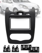 Moldura 7" Polegadas 2 Din Renault Sandero 2012 até 2014 Moldura 7" Polegadas 2 Din Renault Sandero 2012 até 2014