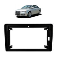 Moldura 9" audi a4 2003 a 2007 preta fosca