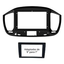 Moldura 9 e 7 Fiat Uno 2015 à 2021 - Preta - Fiamon - 5955