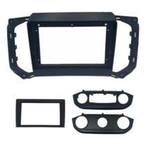 Moldura 9 E 7 Polegadas Gm S10 Trailblazer 2016 Em Diante Com AR Digital e Analogico Fiamon Cor Preto Moldura 9 E 7 Polegadas Gm S10 Trailblazer 2016 Em Diante Com AR Digital e Analogico Fiamon Cor Preto